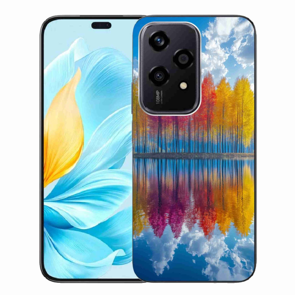 Zselés borítás mmCase a Honor 200 Lite 5G számára - színes fák