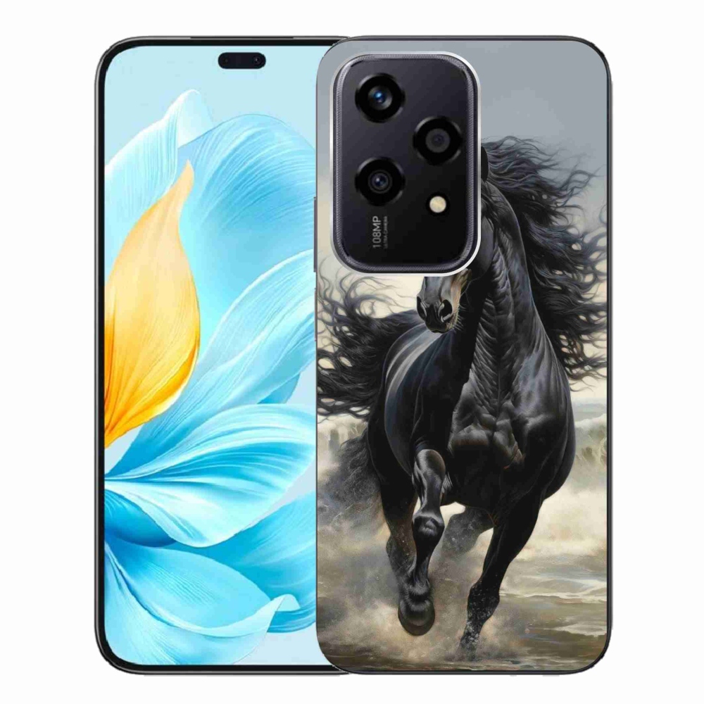mmCase géltok az Honor 200 Lite 5G-hez – fekete ló fut