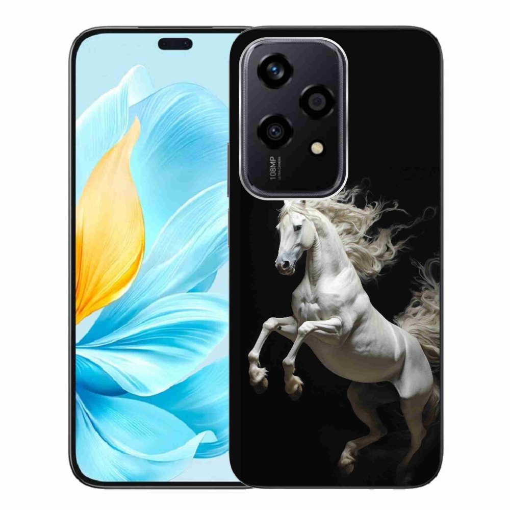 Zselés borítás mmCase a Honor 200 Lite 5G-hez - fehér ló 4
