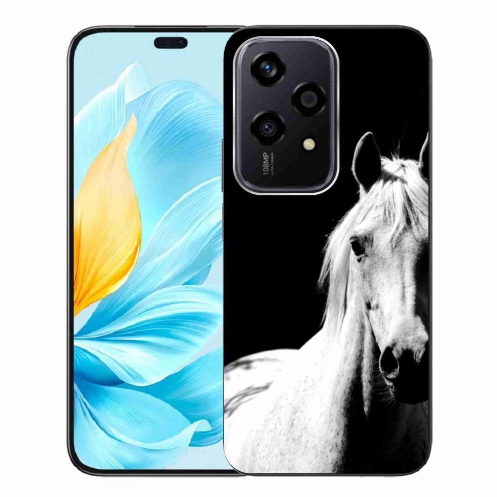 Zselés borítás mmCase a Honor 200 Lite 5G készülékhez - fehér ló 5
