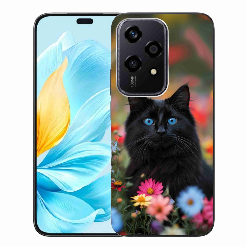 mmCase gél tok az Honor 200 Lite 5G-hez – fekete cica 4