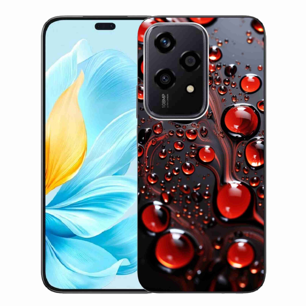 Zselés borítás mmCase a Honor 200 Lite 5G készülékhez - piros csepp 2