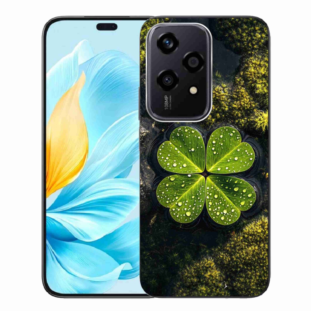 Zselés borító mmCase a Honor 200 Lite 5G készülékhez - négylevelű lóhere