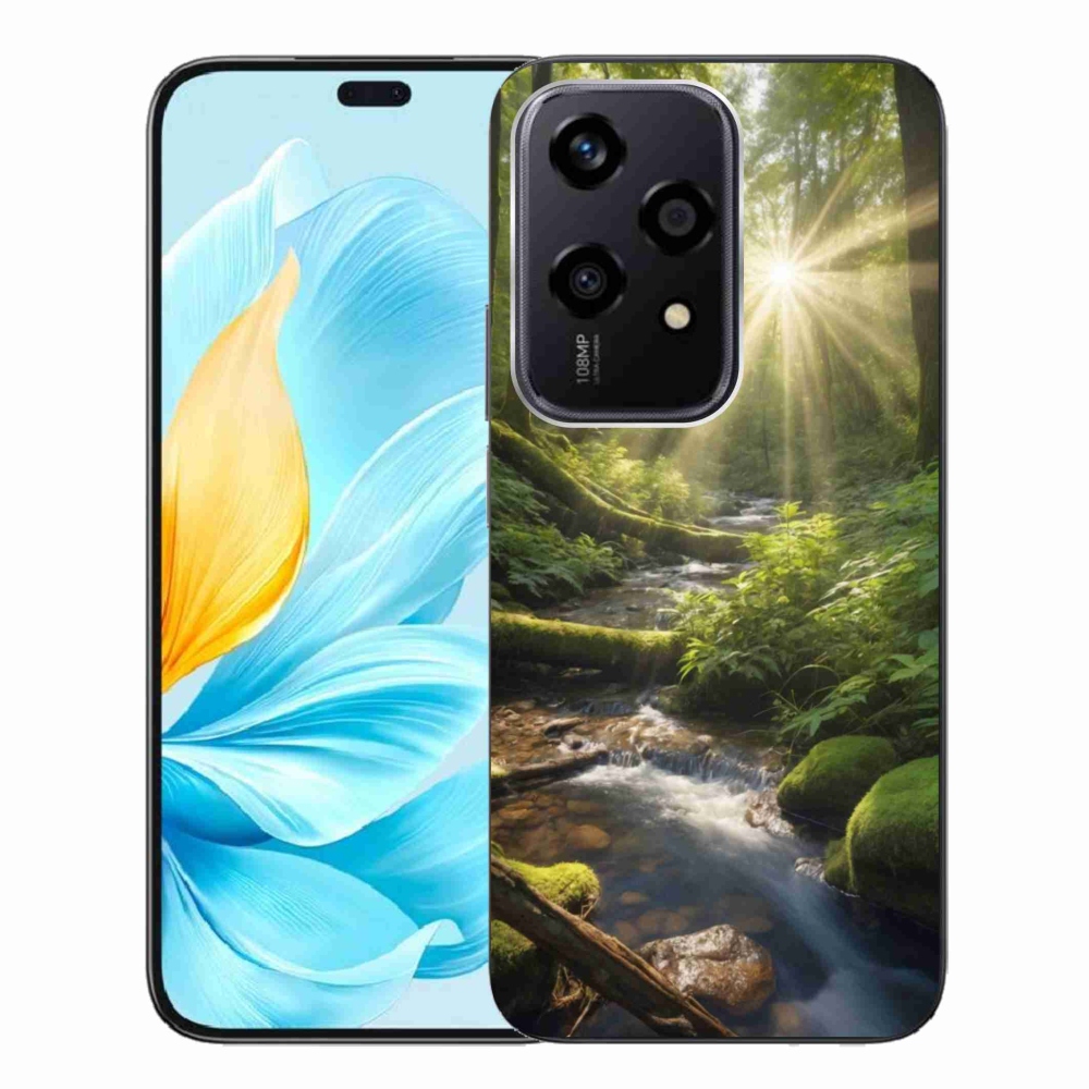 Zselés borítás mmCase a Honor 200 Lite 5G számára - az erdő mélysége