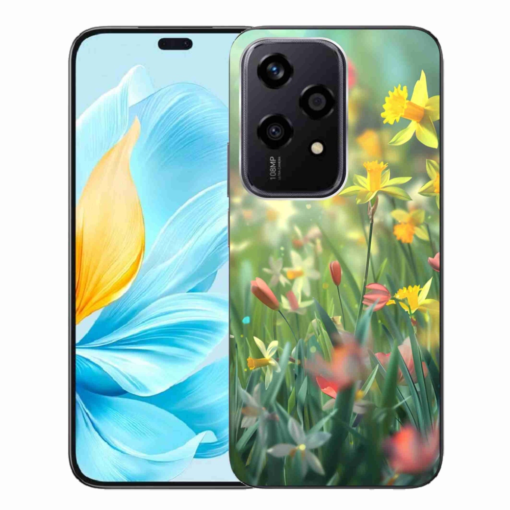 Gél borító mmCase a Honor 200 Lite 5G számára - tavaszi virágok