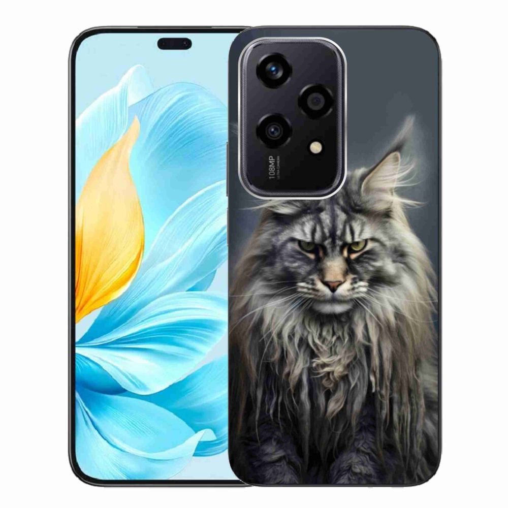 Zselés borítás mmCase a Honor 200 Lite 5G számára - macskaszemmel 4