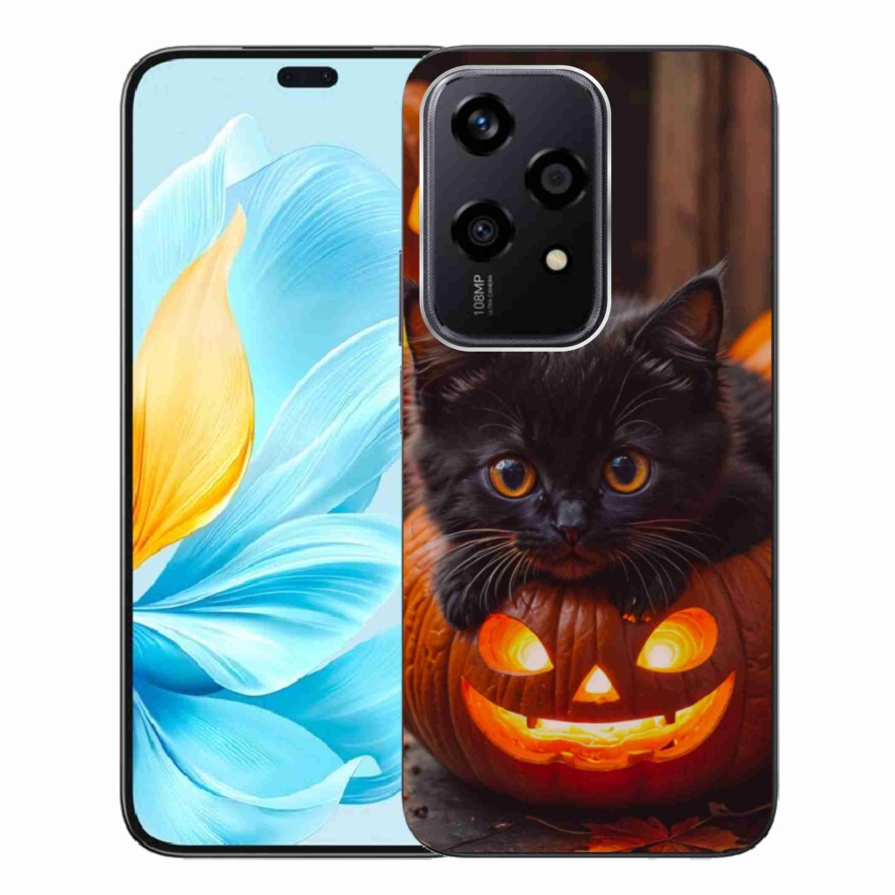 Zselés borítás mmCase a Honor 200 Lite 5G számára - cica és tök