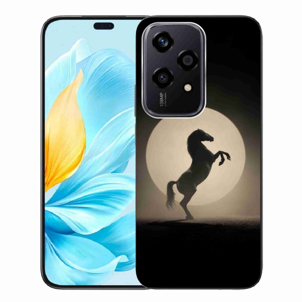 Zselés borítás mmCase a Honor 200 Lite 5G számára - ló sziluettben