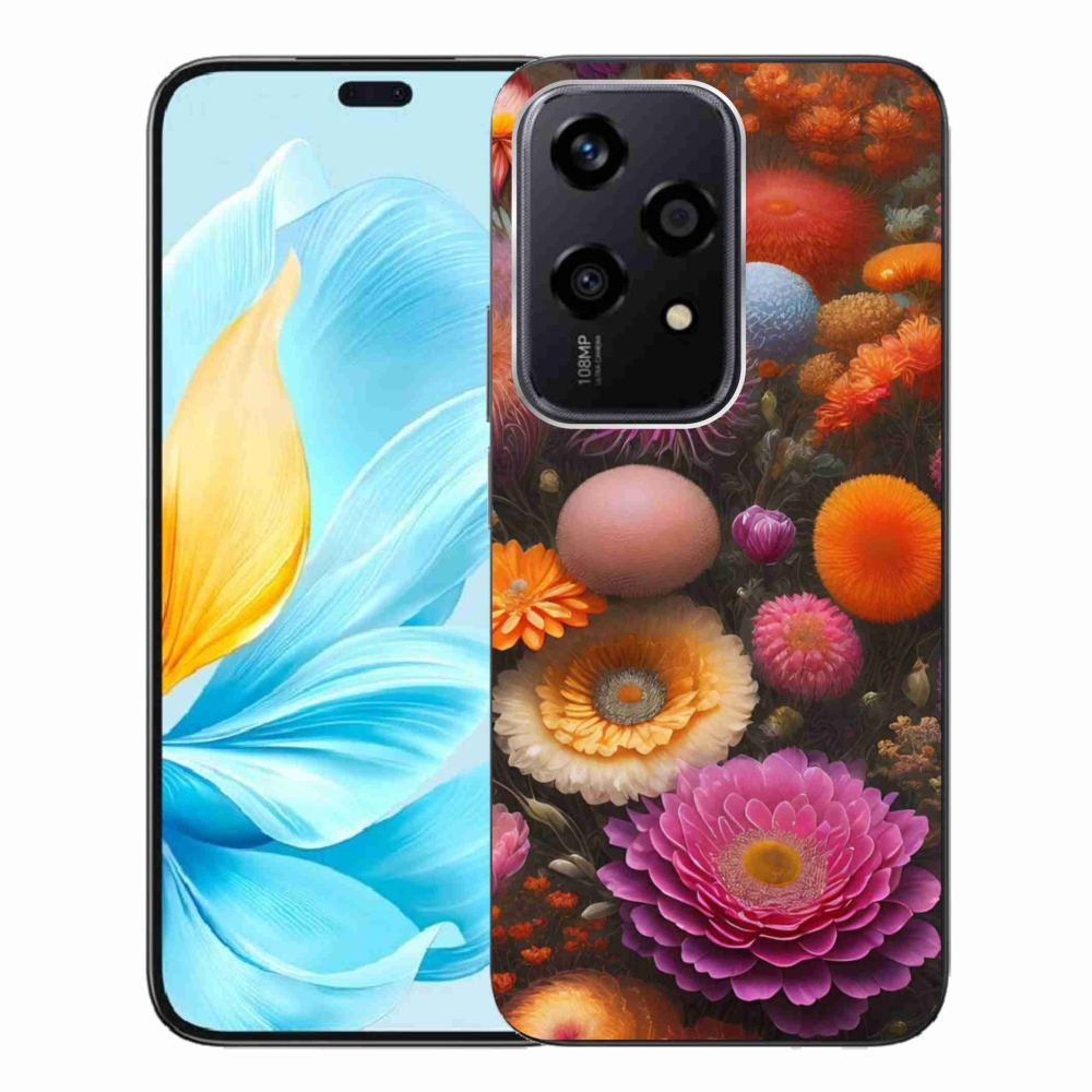 Gél borító mmCase a Honor 200 Lite 5G számára - virágos kompozíció
