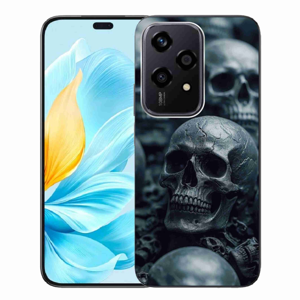 Zselés borítás mmCase a Honor 200 Lite 5G számára - koponya 2
