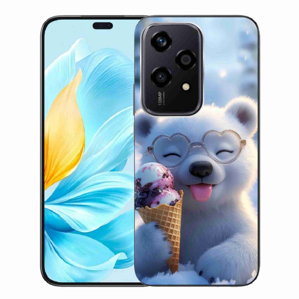 mmCase gél tok az Honor 200 Lite 5G-hez – mackó fagylalttal