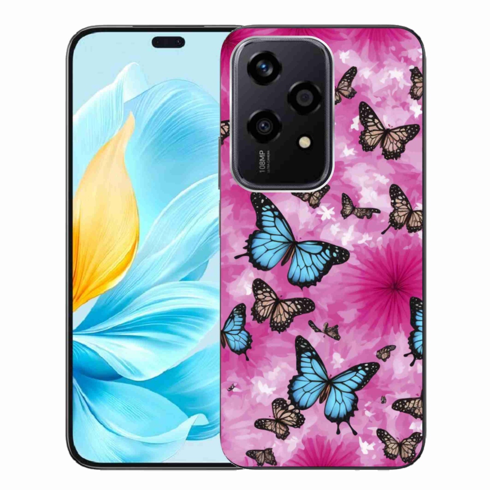 Zselés borítás mmCase a Honor 200 Lite 5G számára - pillangókert
