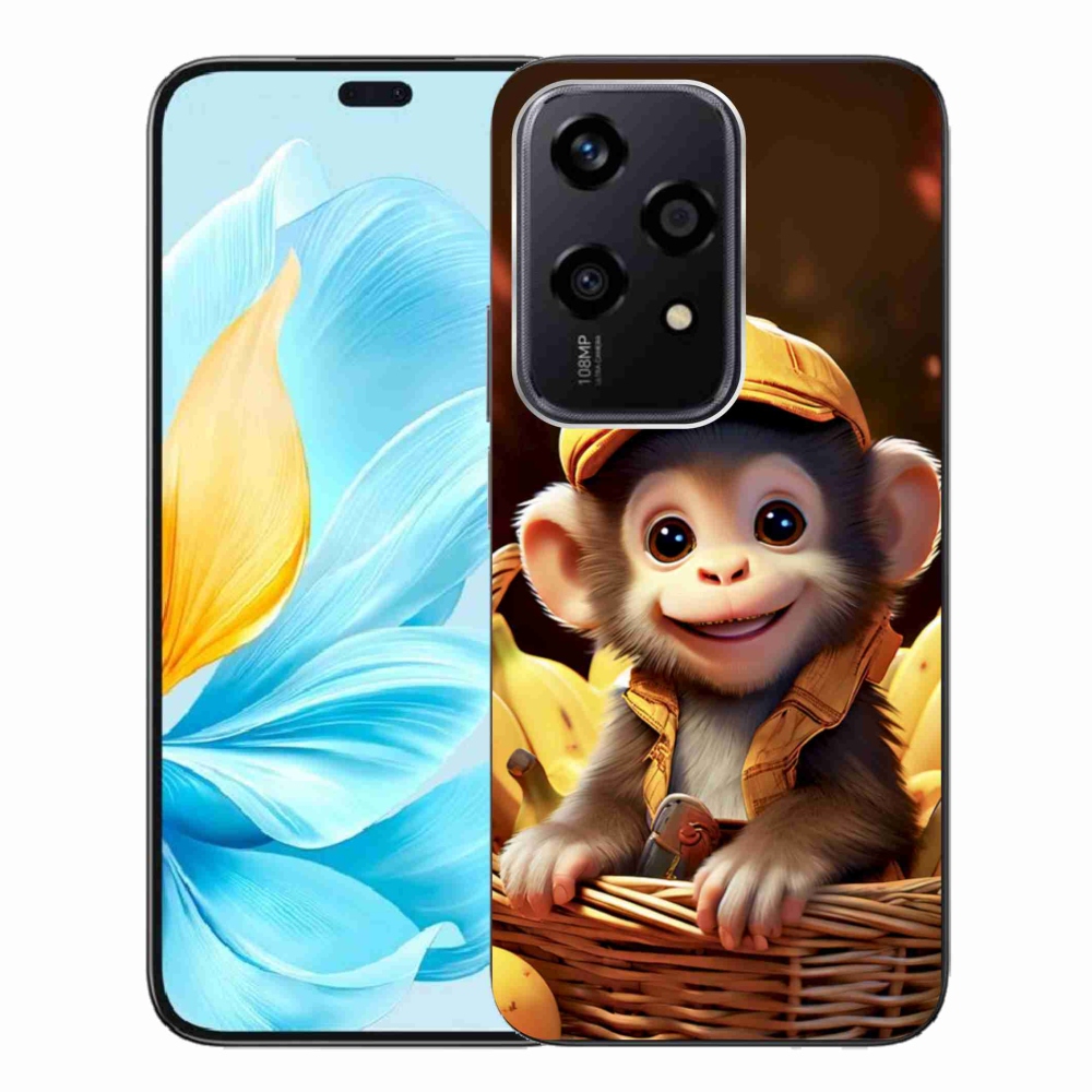mmCase gél tok az Honor 200 Lite 5G-hez – majom a kosárban