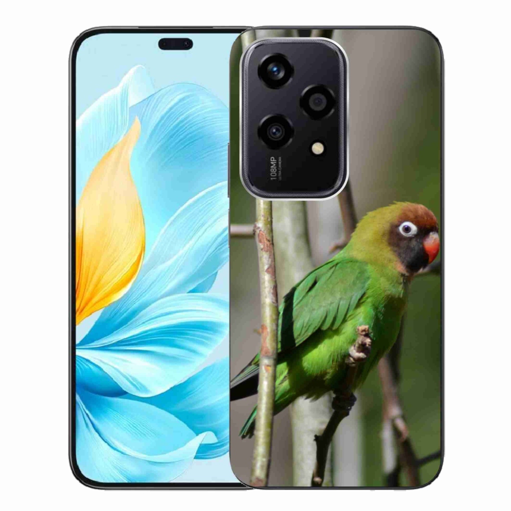 Zselés borítás mmCase a Honor 200 Lite 5G készülékhez - papagáj agapornis