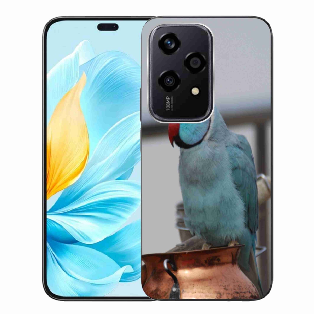 Zselés borítás mmCase a Honor 200 Lite 5G készülékhez - papagáj alexander kék