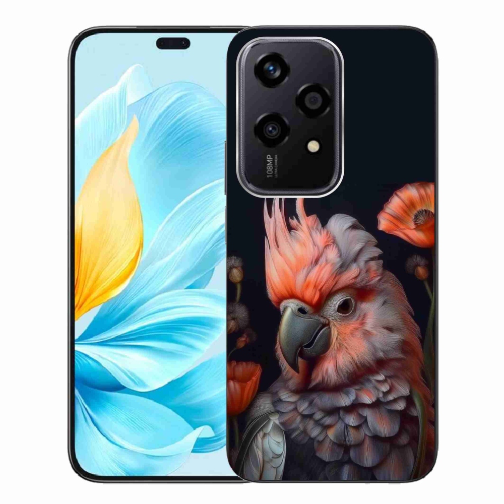 mmCase gél tok az Honor 200 Lite 5G-hez – színes kakadu papagáj