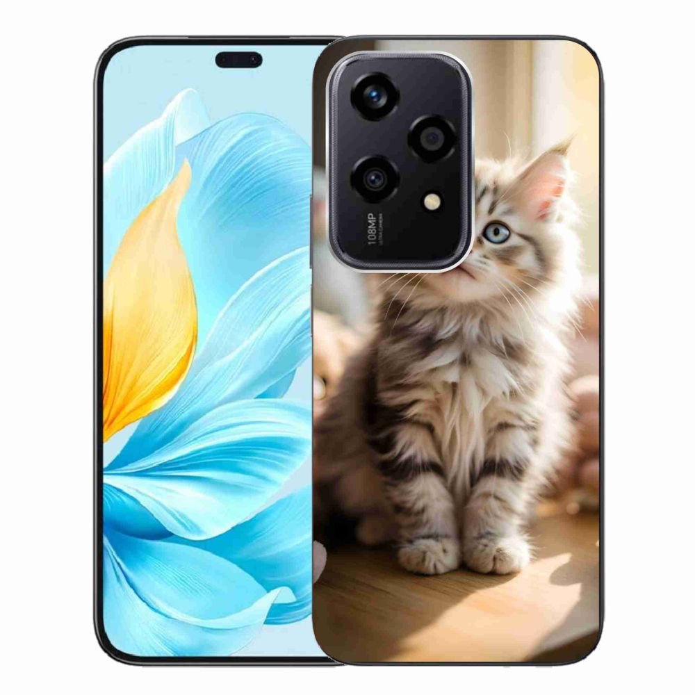 mmCase gél tok az Honor 200 Lite 5G-hez – aranyos cica 10