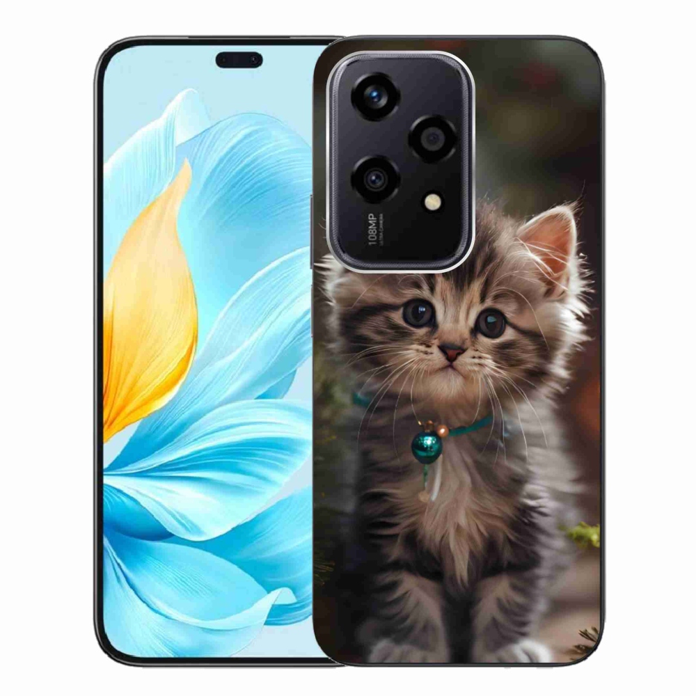 mmCase gél tok az Honor 200 Lite 5G-hez – aranyos cica 11