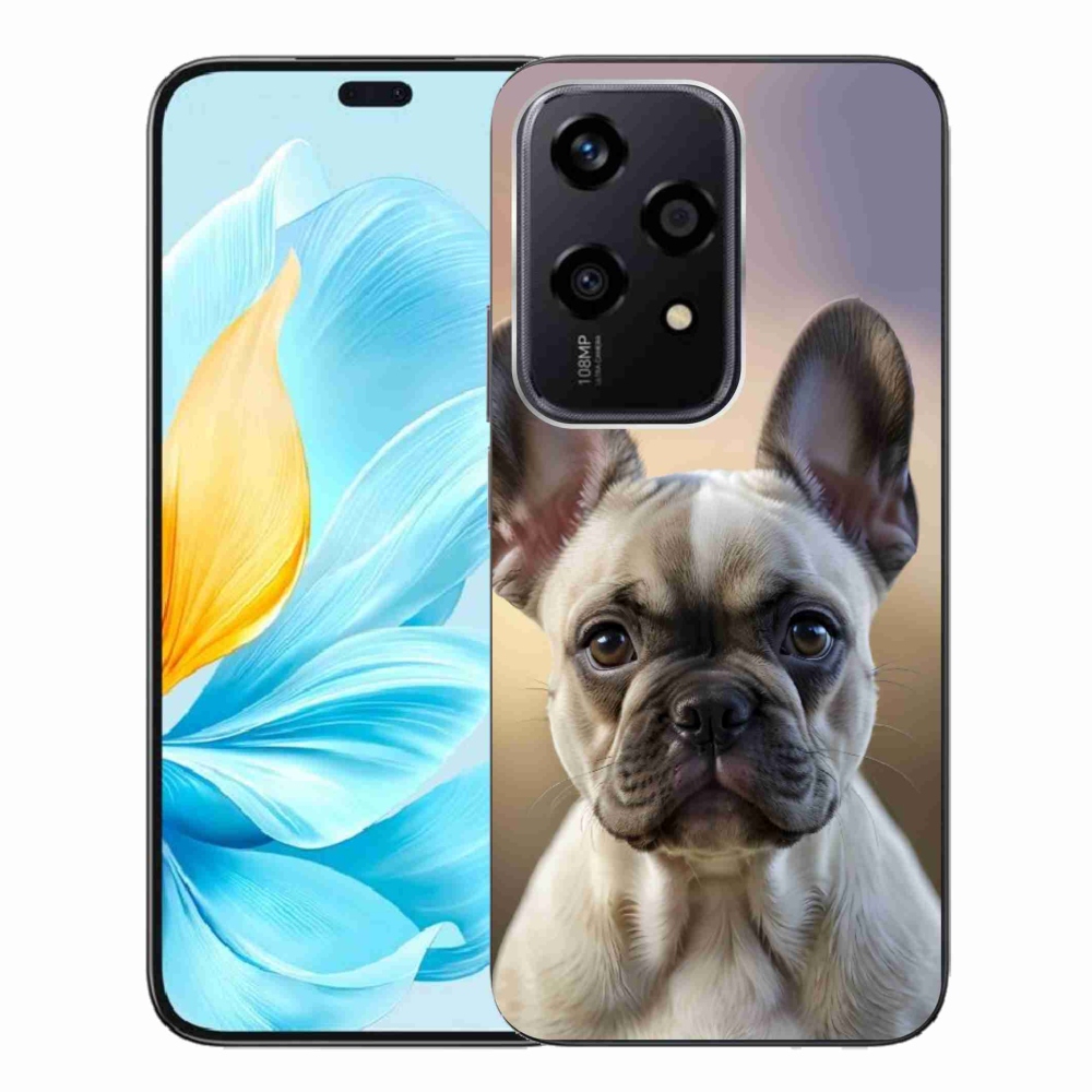 mmCase gél tok az Honor 200 Lite 5G-hez – aranyos francia buldog