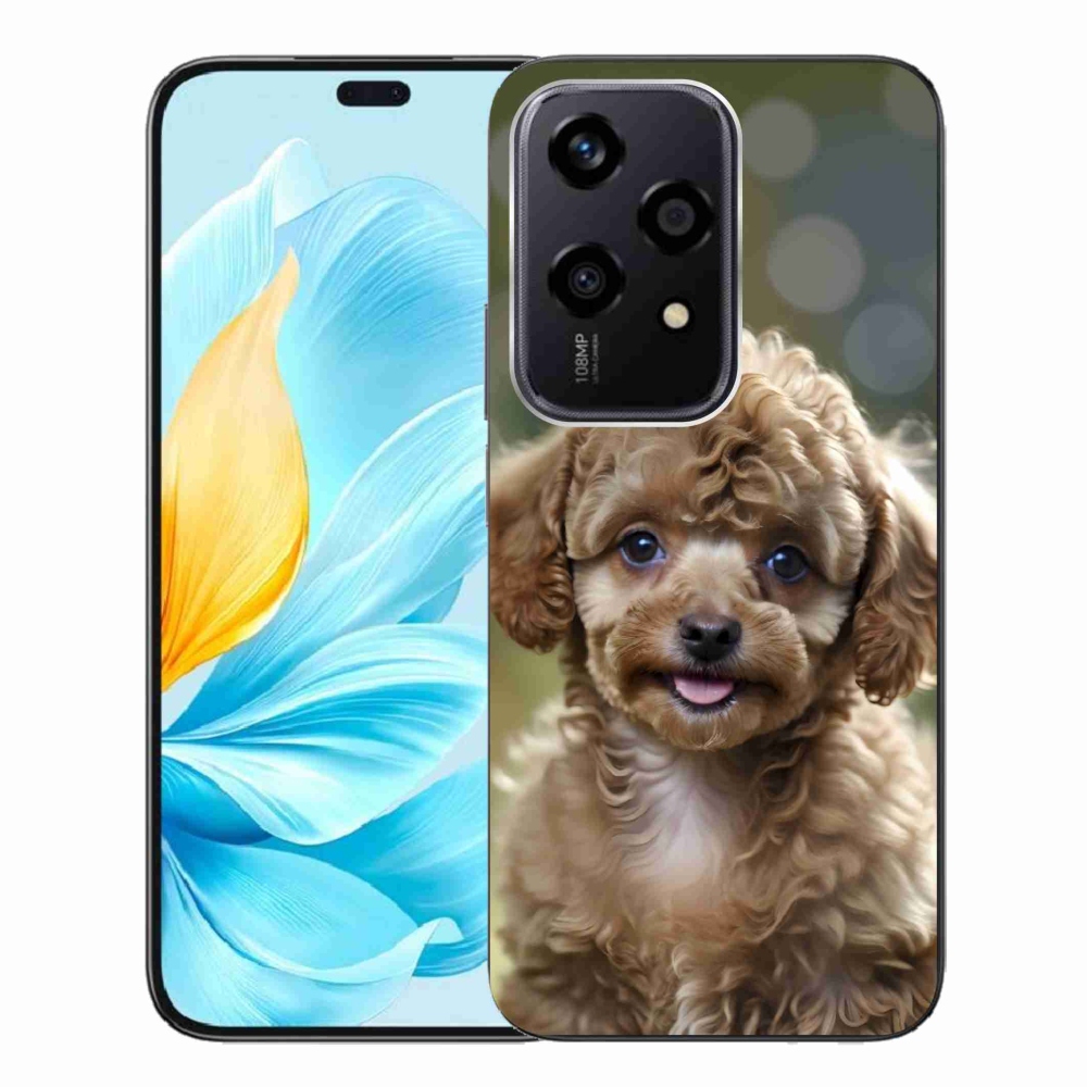 mmCase gél tok az Honor 200 Lite 5G-hez – aranyos pudli