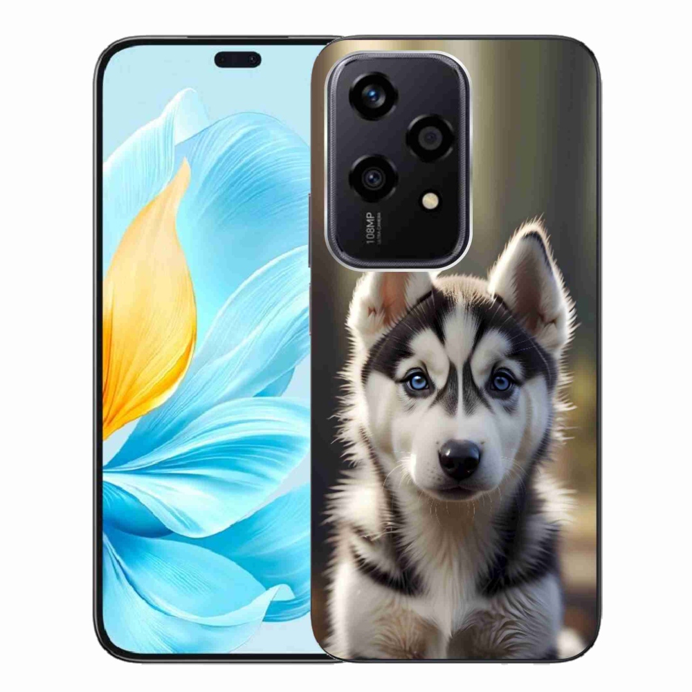 mmCase gél tok az Honor 200 Lite 5G-hez – aranyos szibériai husky
