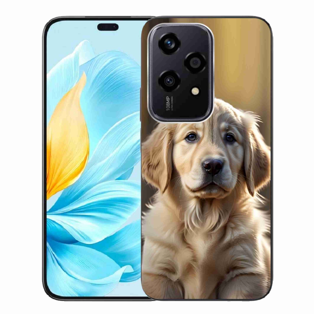 mmCase gél tok az Honor 200 Lite 5G-hez – aranyos arany retriever
