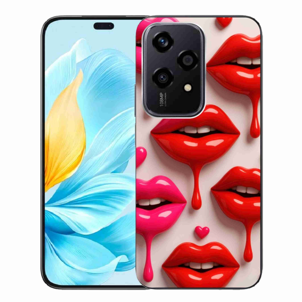 Zselés borítás mmCase a Honor 200 Lite 5G készülékhez - ajkak 2