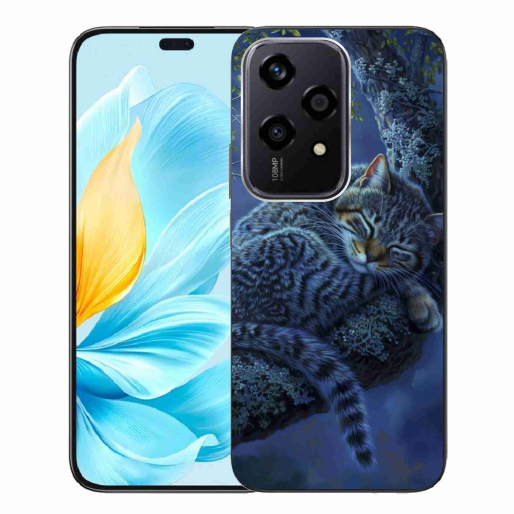 Zselés borítás mmCase a Honor 200 Lite 5G készülékhez - alvó macska