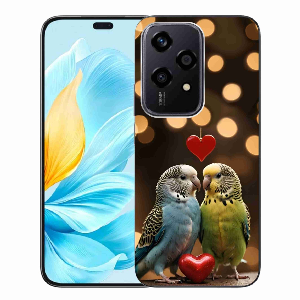 mmCase géltok az Honor 200 Lite 5G-hez – szerelmes papagájok