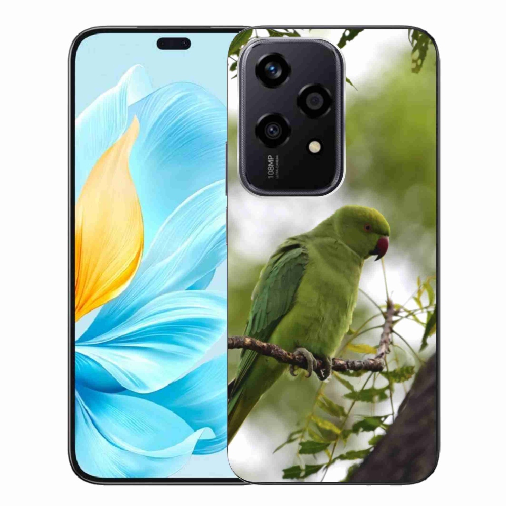 Zselés borítás mmCase a Honor 200 Lite 5G készülékhez - zöld papagáj