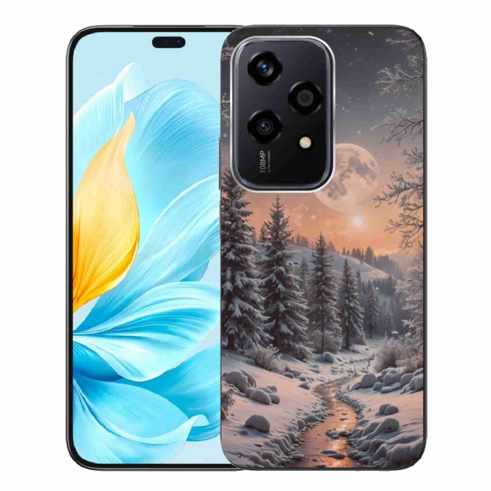 Zselés borítás mmCase a Honor 200 Lite 5G számára - téli táj 2