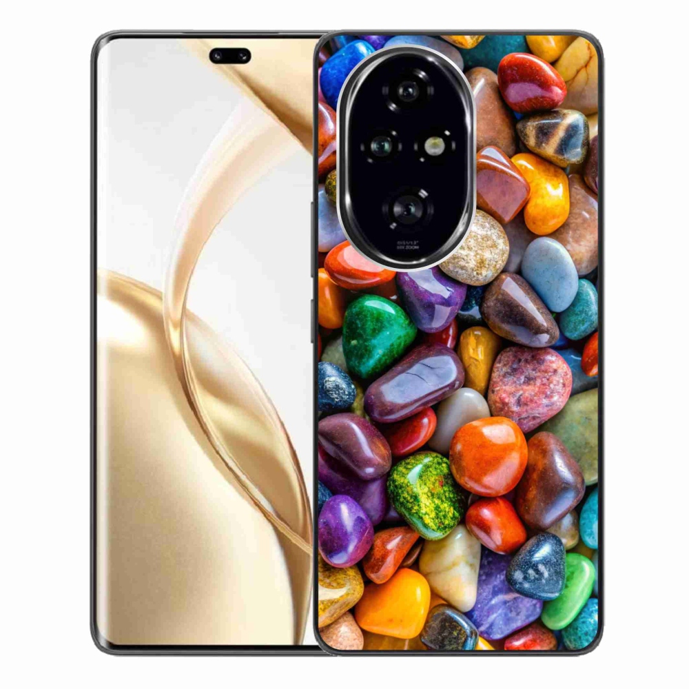 Zselés borítás mmCase a Honor 200 Pro 5G készülékhez - színes strasszkövek