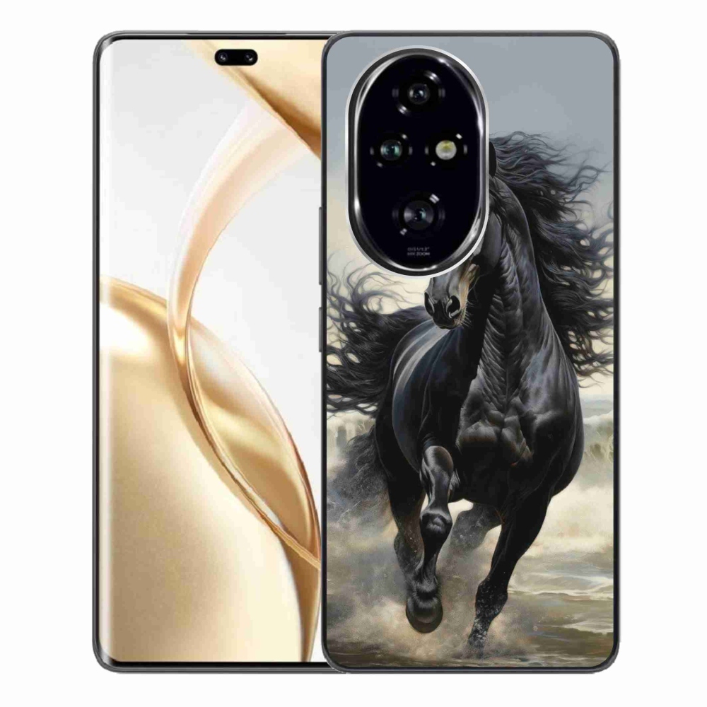 mmCase géltok az Honor 200 Pro 5G-hez – fekete futó ló