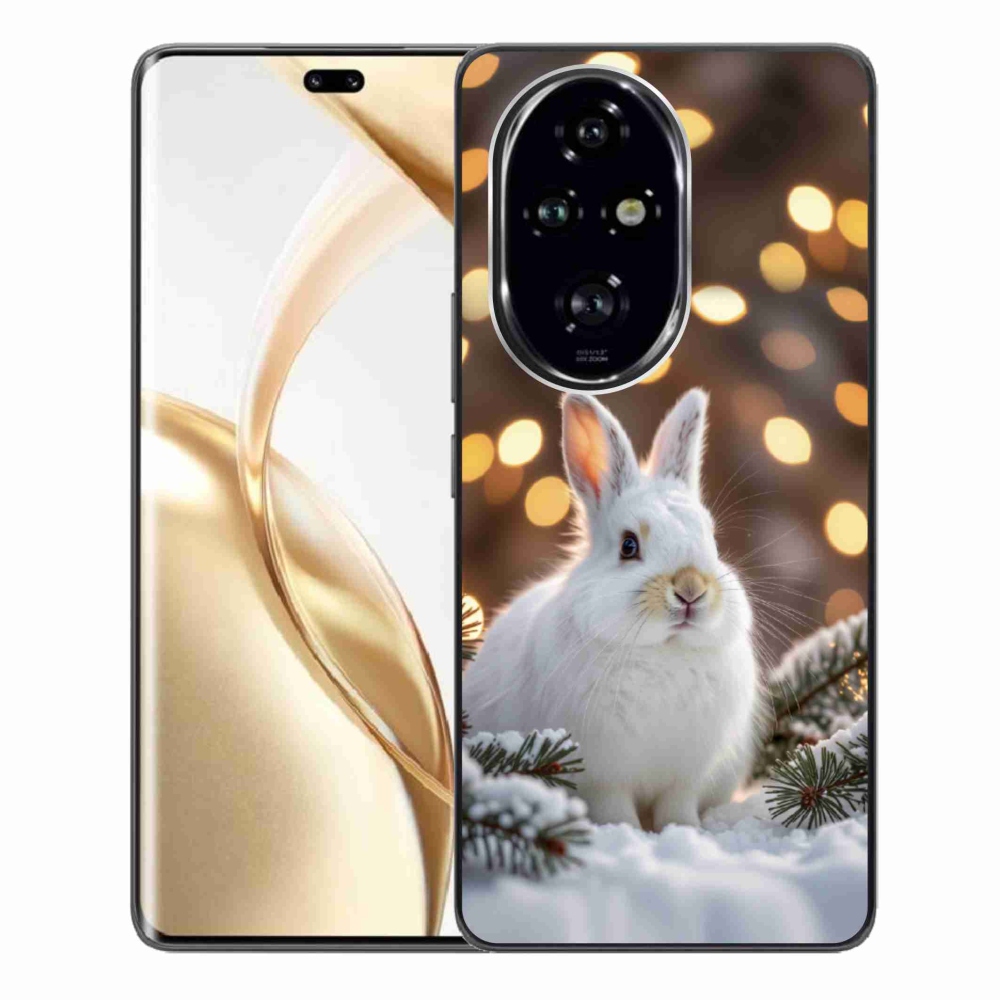 mmCase géltok az Honor 200 Pro 5G-hez – fehér nyúl