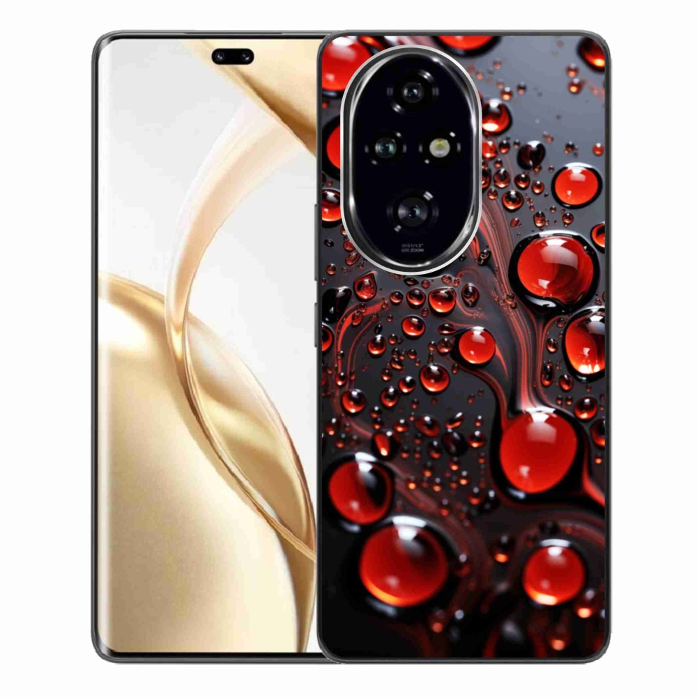 Zselés borítás mmCase a Honor 200 Pro 5G készülékhez - piros csepp 2