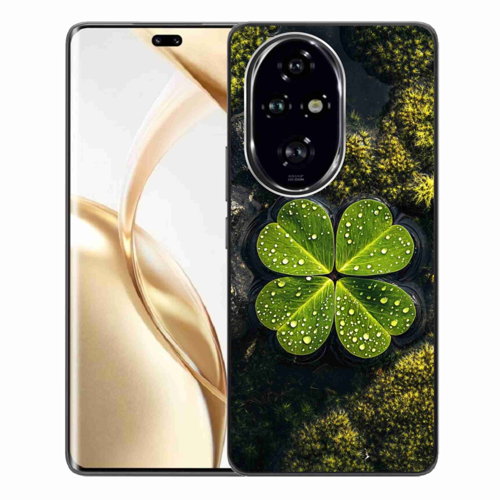 Zselés borítás mmCase a Honor 200 Pro 5G készülékhez - négylevelű lóhere