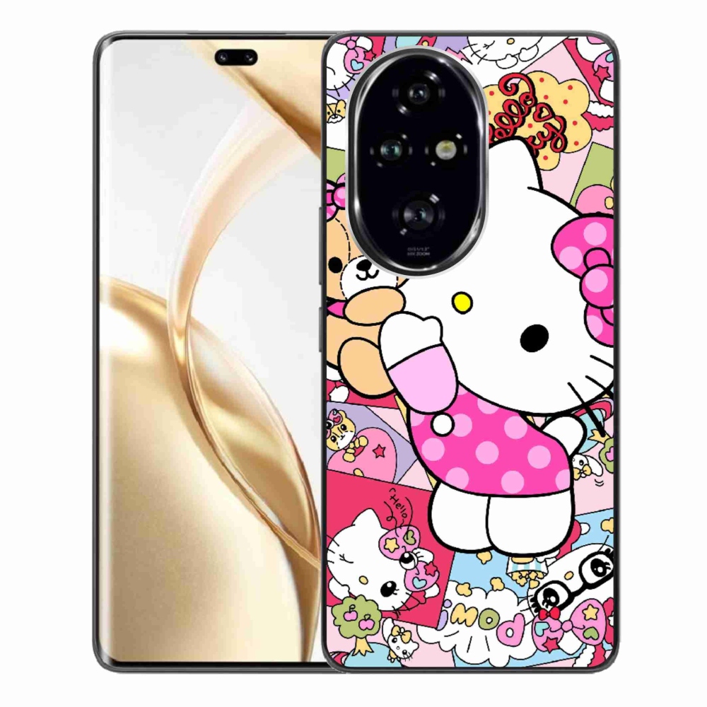 mmCase gél tok az Honor 200 Pro 5G-hez – aranyos cica