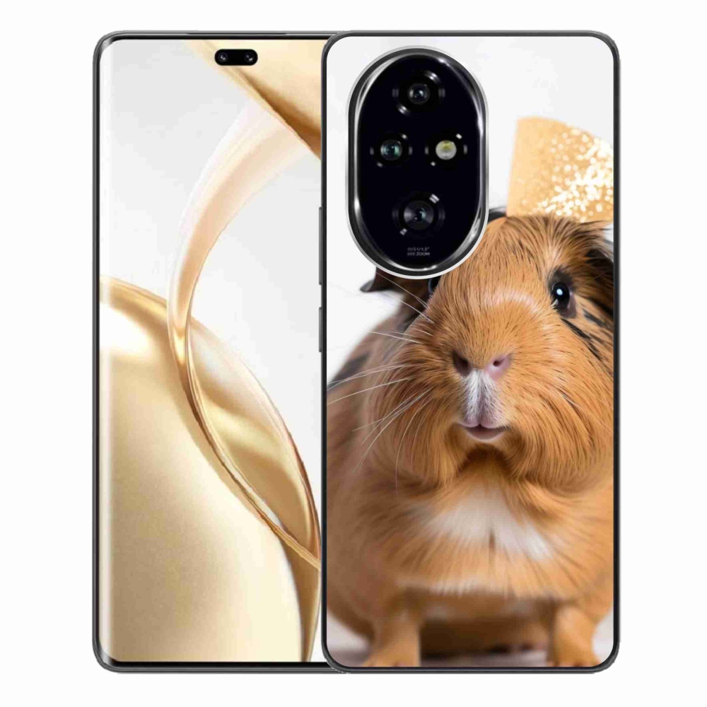 Zselés borítás mmCase a Honor 200 Pro 5G készülékhez - barna tengerimalac