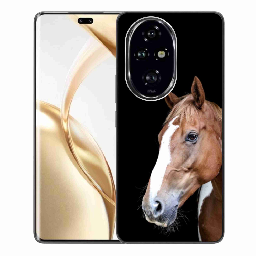 Zselés tok mmCase a Honor 200 Pro 5G készülékhez - barna ló 3