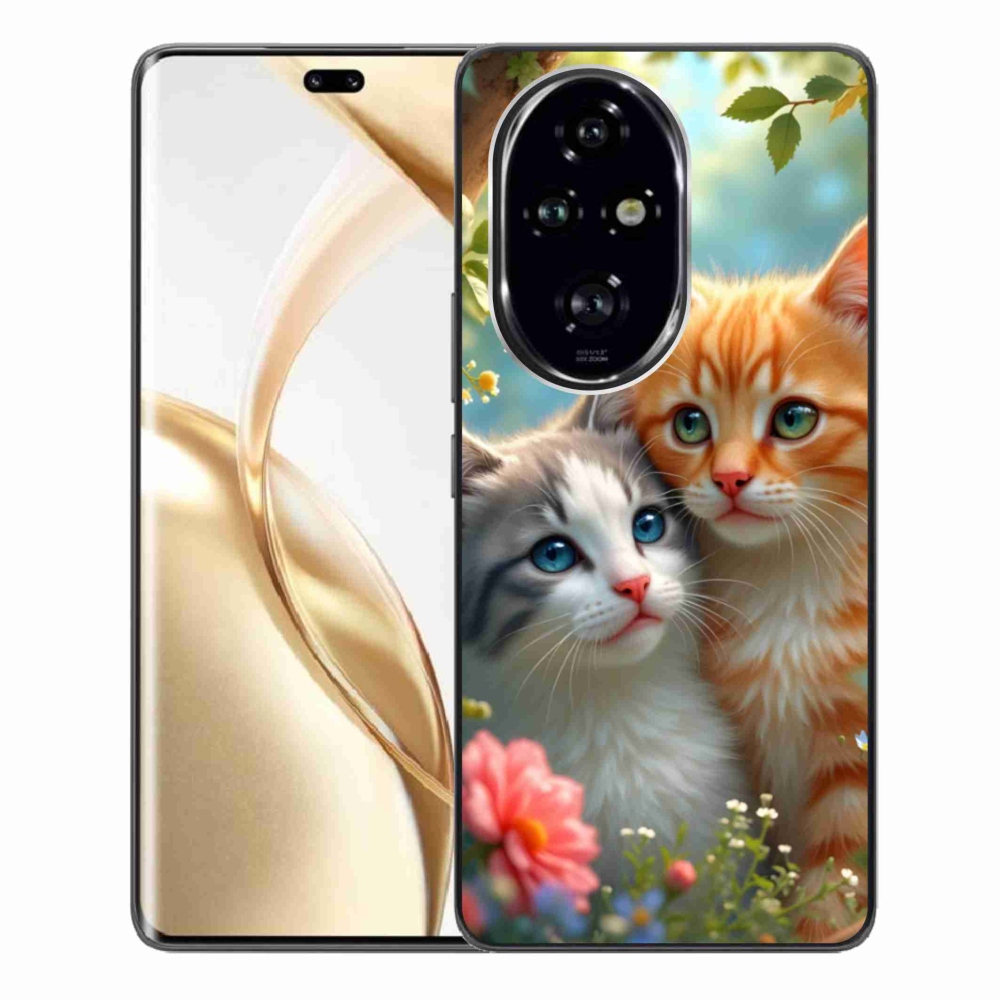 Zselés borítás mmCase a Honor 200 Pro 5G számára - cat love 2