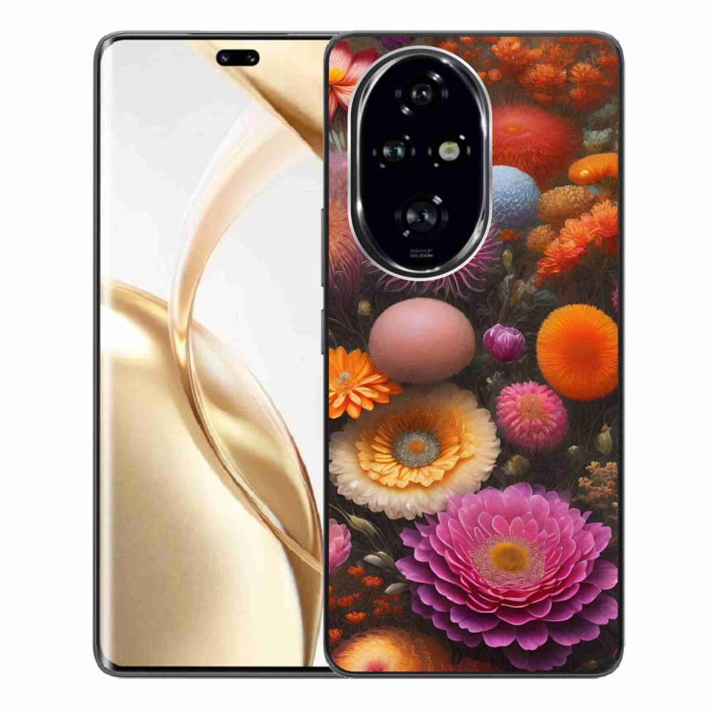 Gél borító mmCase a Honor 200 Pro 5G számára - virágos kompozíció