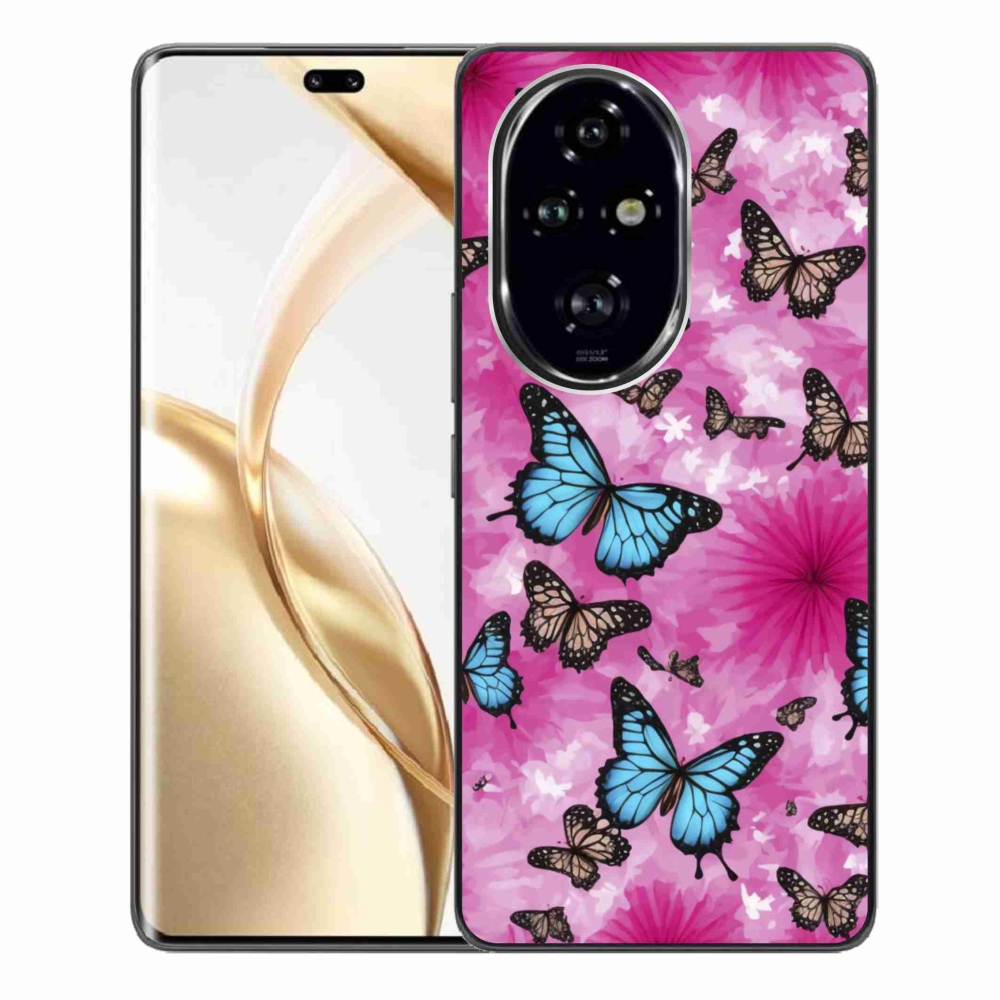 Zselés borítás mmCase a Honor 200 Pro 5G számára - pillangókert