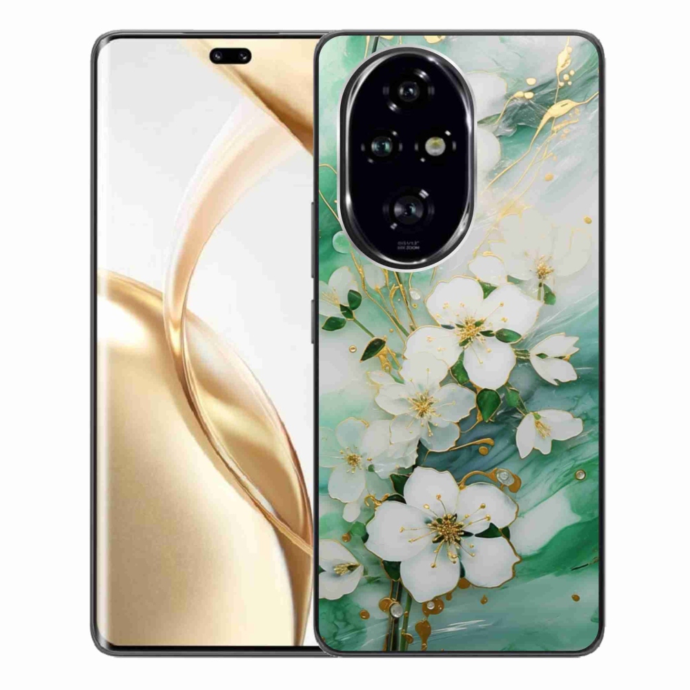 Zselés borító mmCase a Honor 200 Pro 5G számára - finom virágok