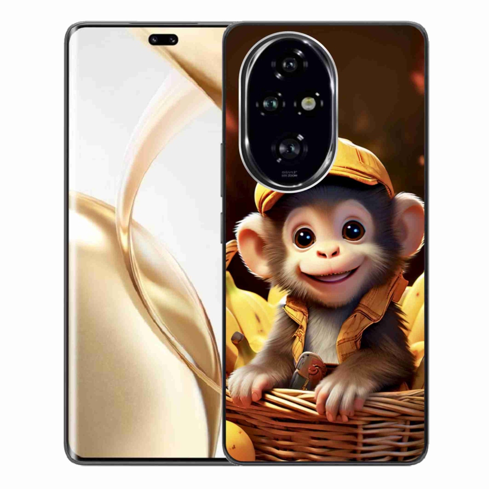 mmCase gél tok az Honor 200 Pro 5G-hez – majom a kosárban