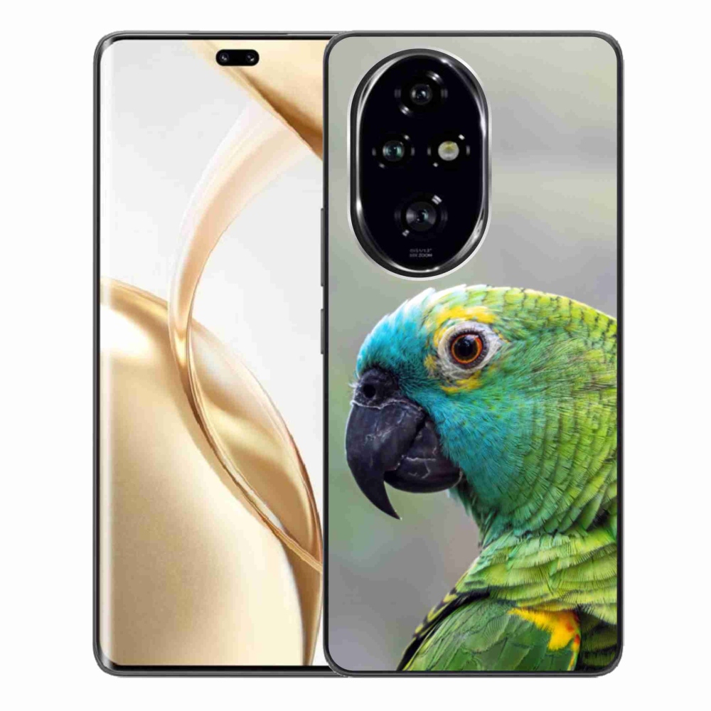 Zselés borítás mmCase a Honor 200 Pro 5G számára - papagáj amazon