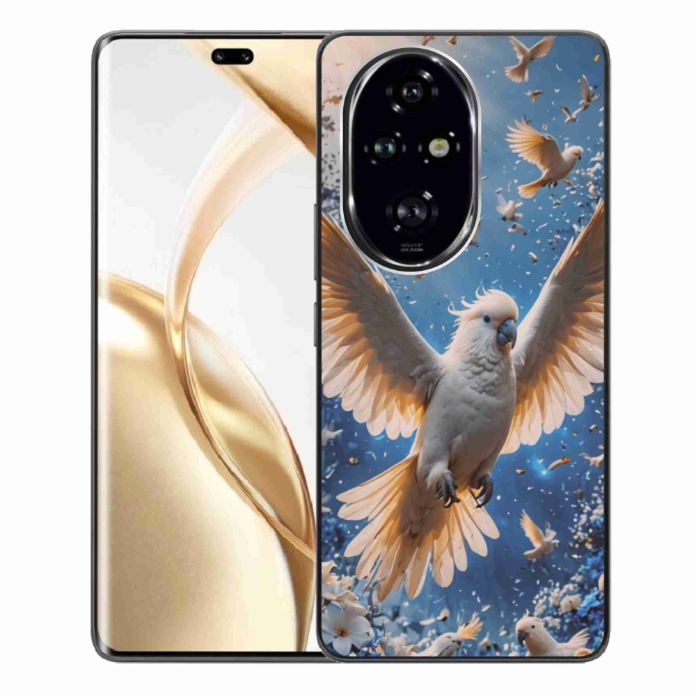 Zselés borítás mmCase a Honor 200 Pro 5G készülékhez - papagáj kakadu