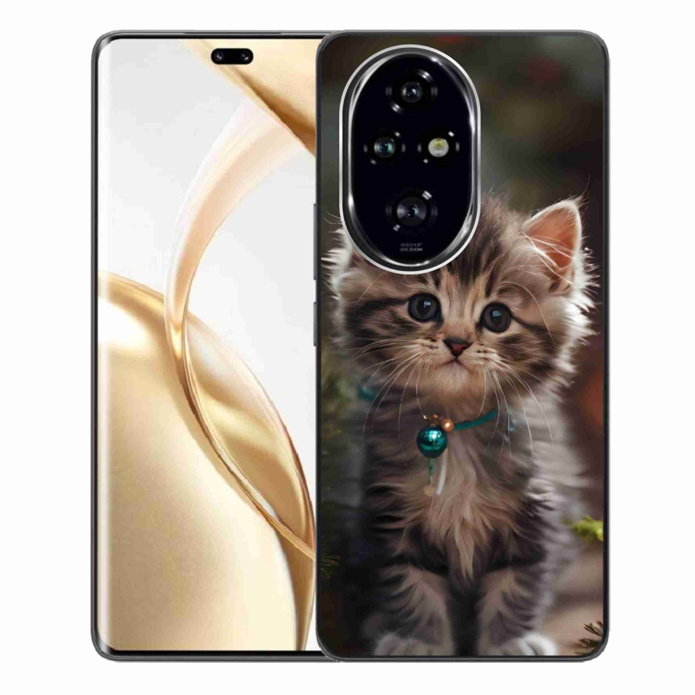 mmCase gél tok az Honor 200 Pro 5G-hez – aranyos cica 11