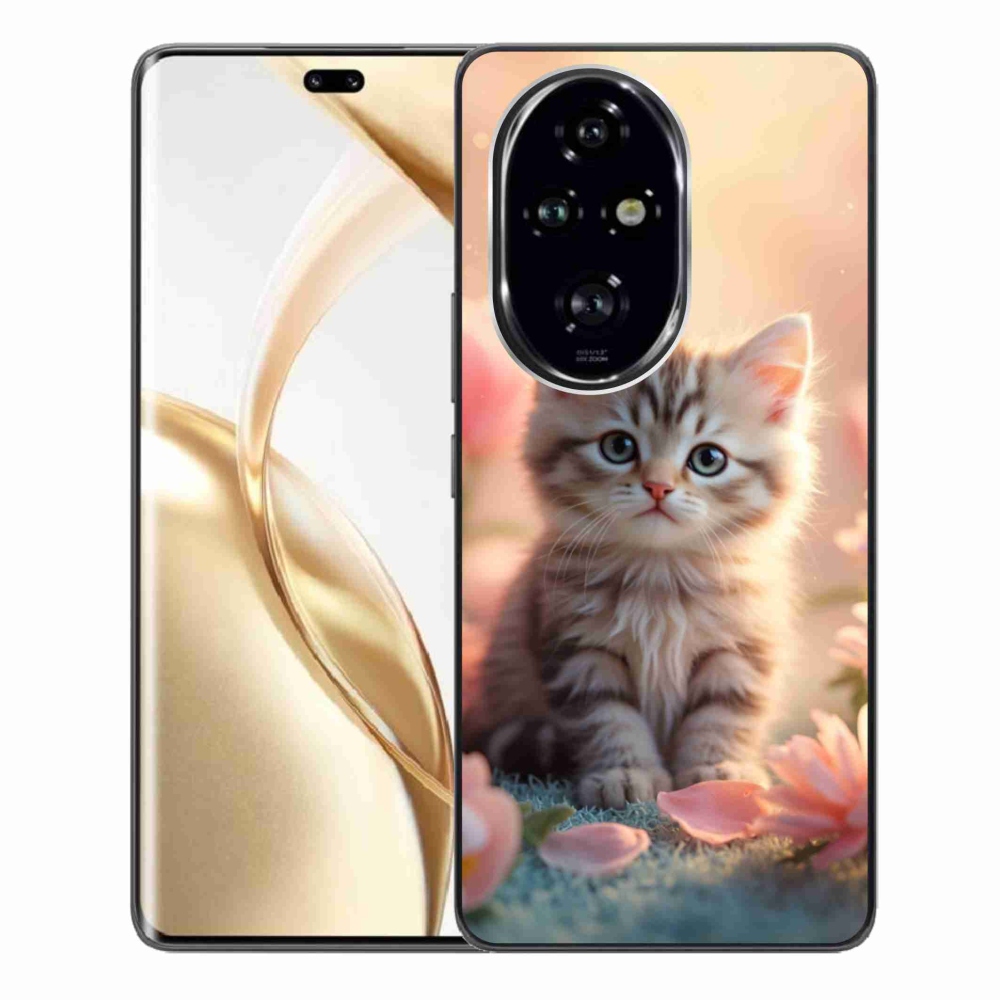 Gél borító mmCase a Honor 200 Pro 5G számára - aranyos cica 8