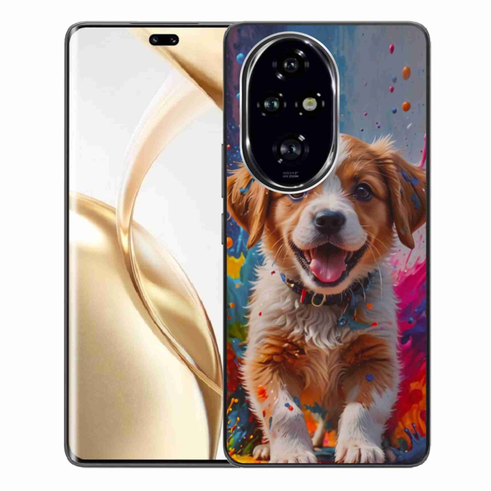 Gél borítás mmCase a Honor 200 Pro 5G számára - aranyos kiskutya 3