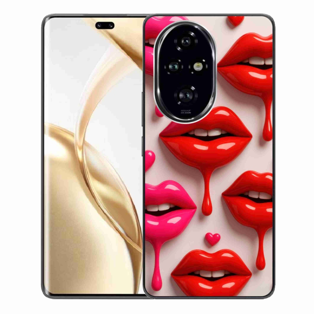 Zselés borítás mmCase a Honor 200 Pro 5G készülékhez - ajkak 2